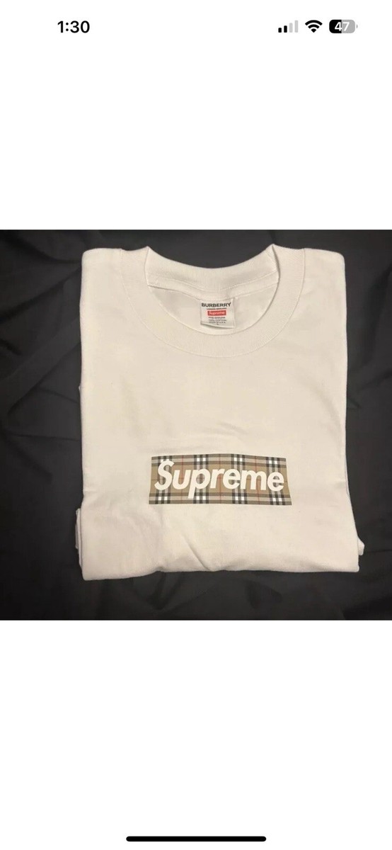 Supreme Burberry Box Logo Tee | eBay Supreme Burberry Box Logo Tee | eBay