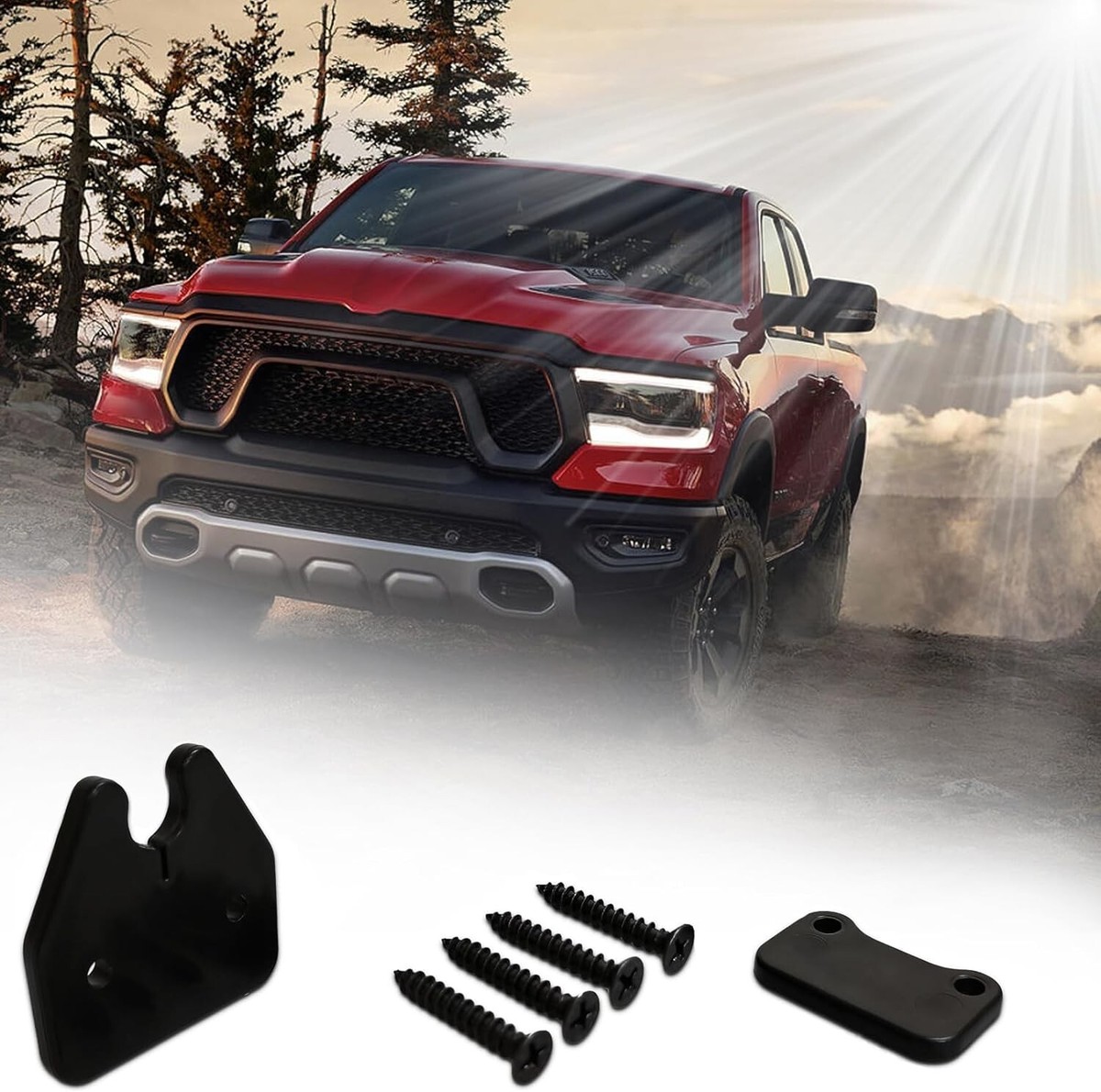 Aazon.co: New Upgrade Sun Visor Repair Kit Fits For Dodge Ra 1500 - View #3