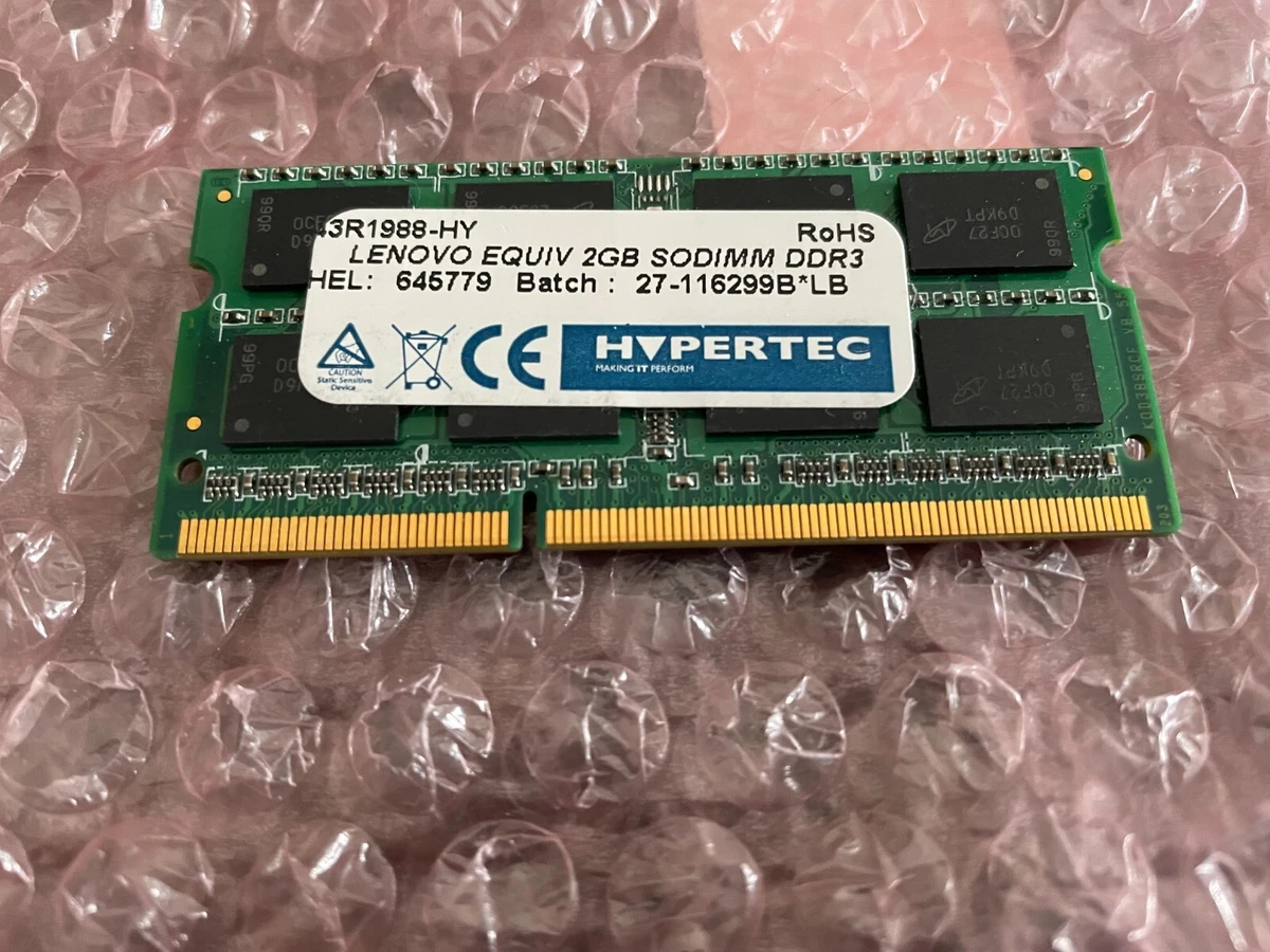 2GB RAM Memory IBM-Lenovo Essential H520s (DDR3-10600 - Non-ECC