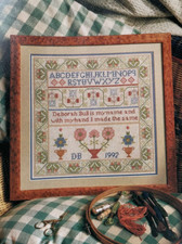 SAMPLER Various themed Cross stitch chart multiple option scroll down menu