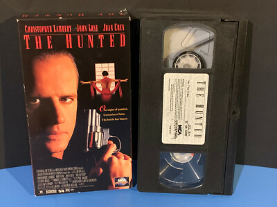 VHS The Hunted (MCA, 1995) Action Christopher Lambert See My Other VHS Listings