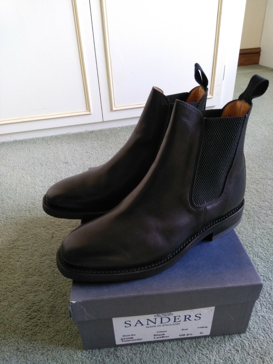 靴 NOS Sanders Black dress boots NOS Sanders Black dress boots
