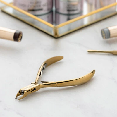 Aba Group Professional CUTICLE NIPPERS 3mm/5mm GOLD manucure / pedicure