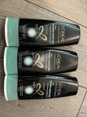 Lot Of 3 L oreal Paris Elvive Power Moisture Hydrating Conditioner 12.6 Fl Oz