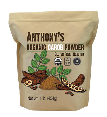 Organic Carob Powder, 1 Lb, Gluten Free, Non GMO, Cocoa Powder Alternative, Unsw