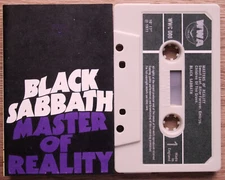 BLACK SABBATH - MASTER OF REALITY (WWA WWC008) 1970s UK CASSETTE TAPE