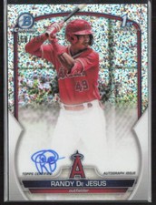 2023 Bowman Draft #CPA-RD Randy De Jesus 1st Bowman Speckle Auto /299