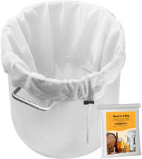 Brew Bags, 2 Pack Extra Large Reusable Straining Bag, 26"x22", 250 Micron...
