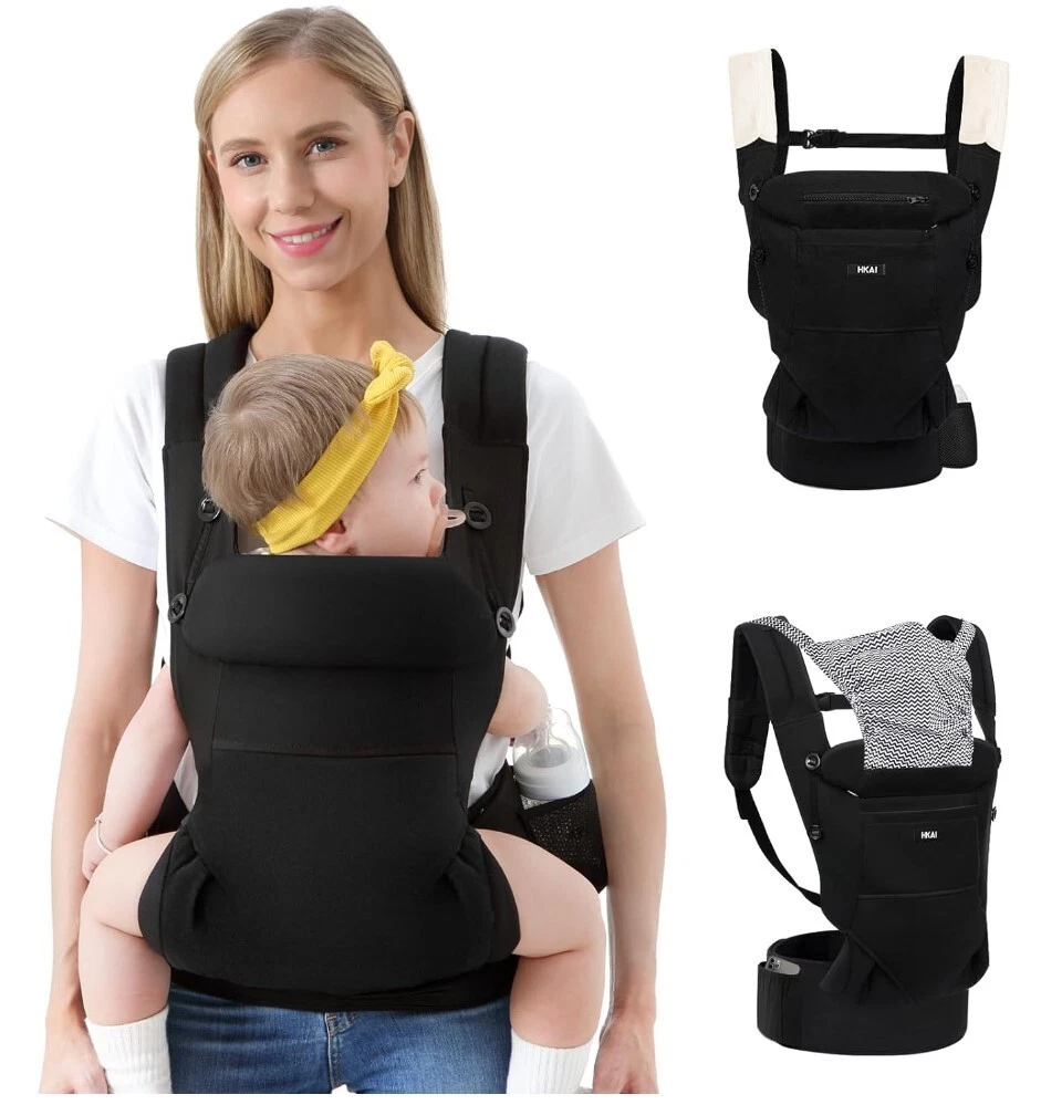HKAI Baby Carrier Newborn to Toddler! 7-45 LBs! NEW MOM'S CHOICE AWARD WINNER!