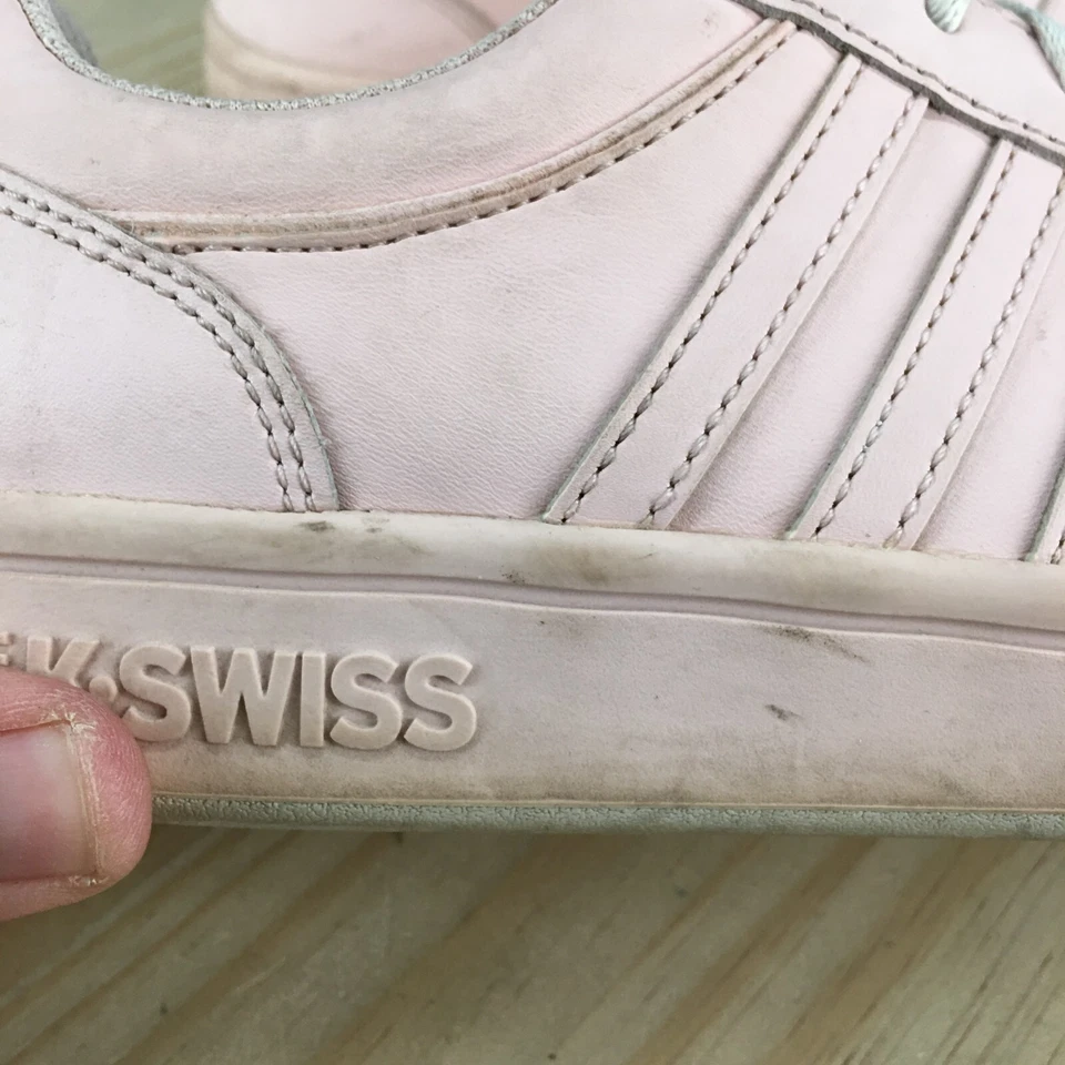 K-Swiss Zapatos Mujer 10 Court Chesterfield Zapatilla Rosa Cuero Informal 95782-506 Foto 4 de 4