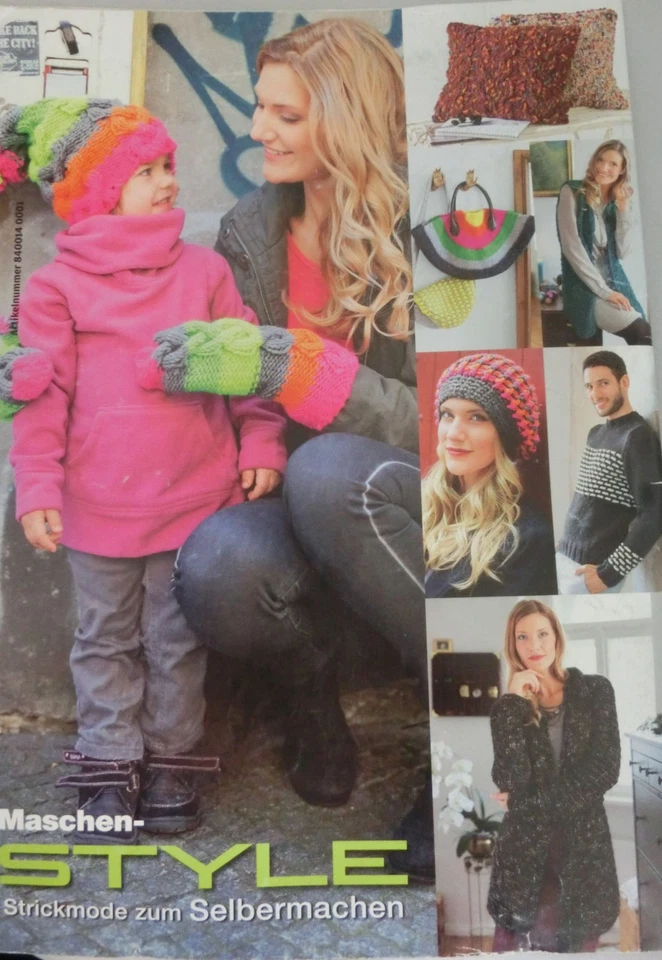 Maschen-Style 4/13:Wintermaschen fürs festliche Heim und die ganze Familie #7013 - Bild 2 von 2