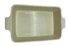Vintage McCoy USA 9x6 Casserole Dish Beige 2 Handles Kitchenware