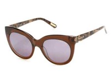 Marciano By Guess GM0760 45G Brown Cat Eye Plastic Sunglasses Frame 54-21-140