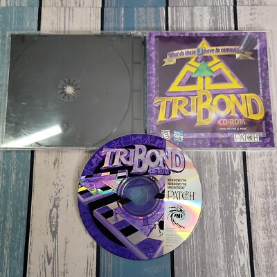 1998 Patch Products TRI BOND Game, PC - CD ROM - Includes Disc & Manual ONLY!