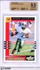 Byron Leftwich RC BGS 9.5: 2003 Score Rookie Card #277. rookie card picture