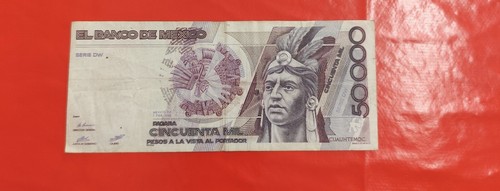 México Banknote 50000 pesos 1988