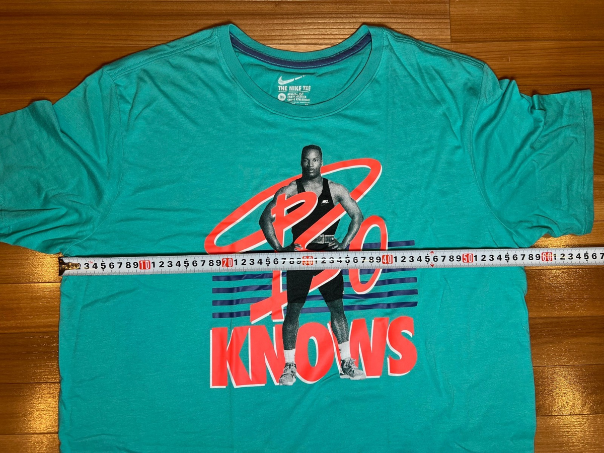 ナイキ Bo Jackson 1992 S/S Tシャツ Nike Bo Jackson “Bo Knows” Graphic T-Shirt Anthracite/Black/Volt