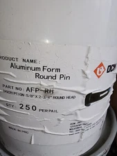 OCM Aluminum Form Round Pin Afp Rh 250 5/8x2 3/4