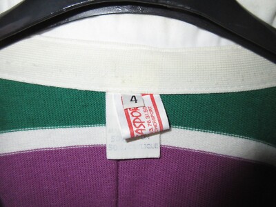 Maillot Rugby ASPTT Trappes Vintage Années 90 Violet Homme Taille L