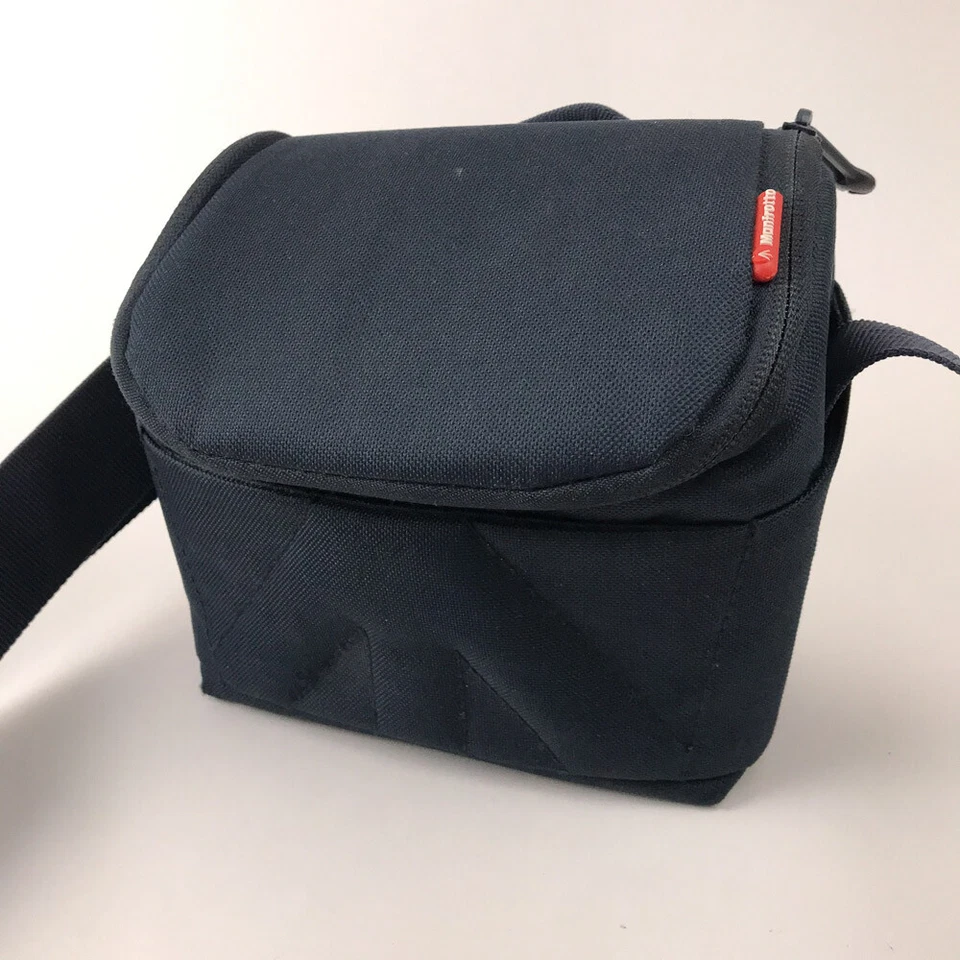 Manfrotto Azul Almeja Carcasa Bandolera Acolchada Cámara Bolso Amica 10 Foto 4 de 4