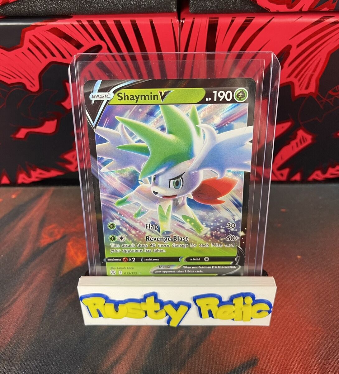 Shaymin V 013/172 Brilliant Stars Pokémon Card Near Mint