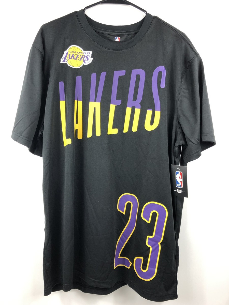 LeBron James Los Angeles Lakers #23 Dri-Fit Black Warm-up Jersey