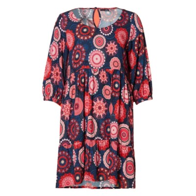 Du Milde Tunika Kleid Gr 52 (5XL) Feeling the pink 3/4 Arm