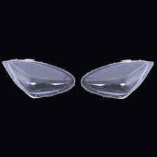 Lr Side Headlight Lens Cover For Mercedes-benz Slk Class R171 2005-11 With Glue