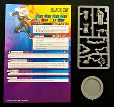 Marvel Crisis Protocol Black Cat w/ Rules Card  Base, NO Tokens / Tactic Cards