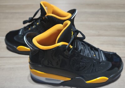 Nike Air Jordan Dub Zero Black & Taxi Size 5.5Y / Women's 7 Shoes