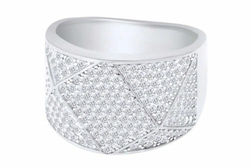 Diamond Sterling Silver Rings for Men