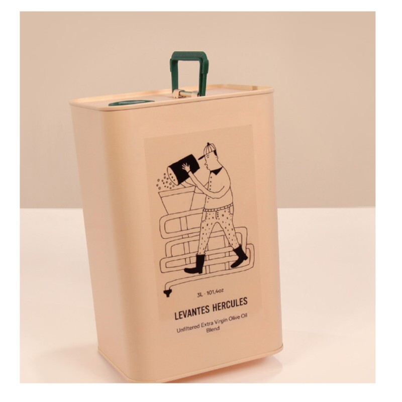 ACEITE DE OLIVA VIRGEN EXTRA LEVANTES HERCULES Aceite de Oliva Virgen Extra, Koroneiki. 3 li