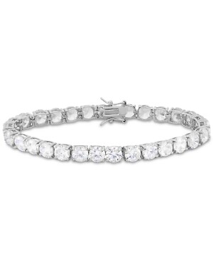 Tiara Sterling Silver Cubic Zirconia Tennis Bracelet - Elegant