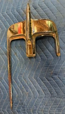 1964 Dodge Polara Drivers side Fender Chrome Bird Trim # 2445189 Nice OEM Part