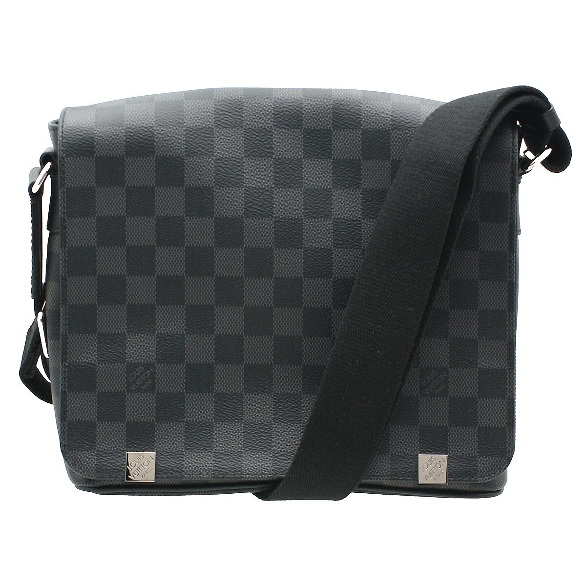 Louis Vuitton Damier Graphite District PM Shoulder Messenger Bag