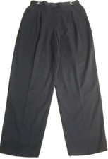 Vtg 80'- 90's Counterparts Pants Womens Sz 14 Black Pleated High Rise Retro