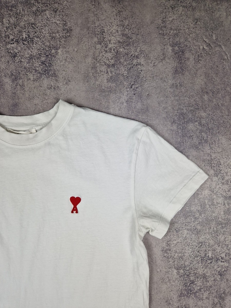 AMI Alexandre Mattiussi T-Shirt Women's Luxury Classic White Heart