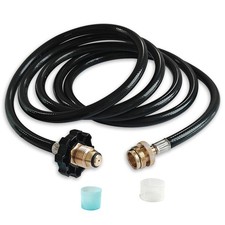 F273704 10FT Propane Adapter Hose for Mr Heater Buddy 10 Feet, Black 