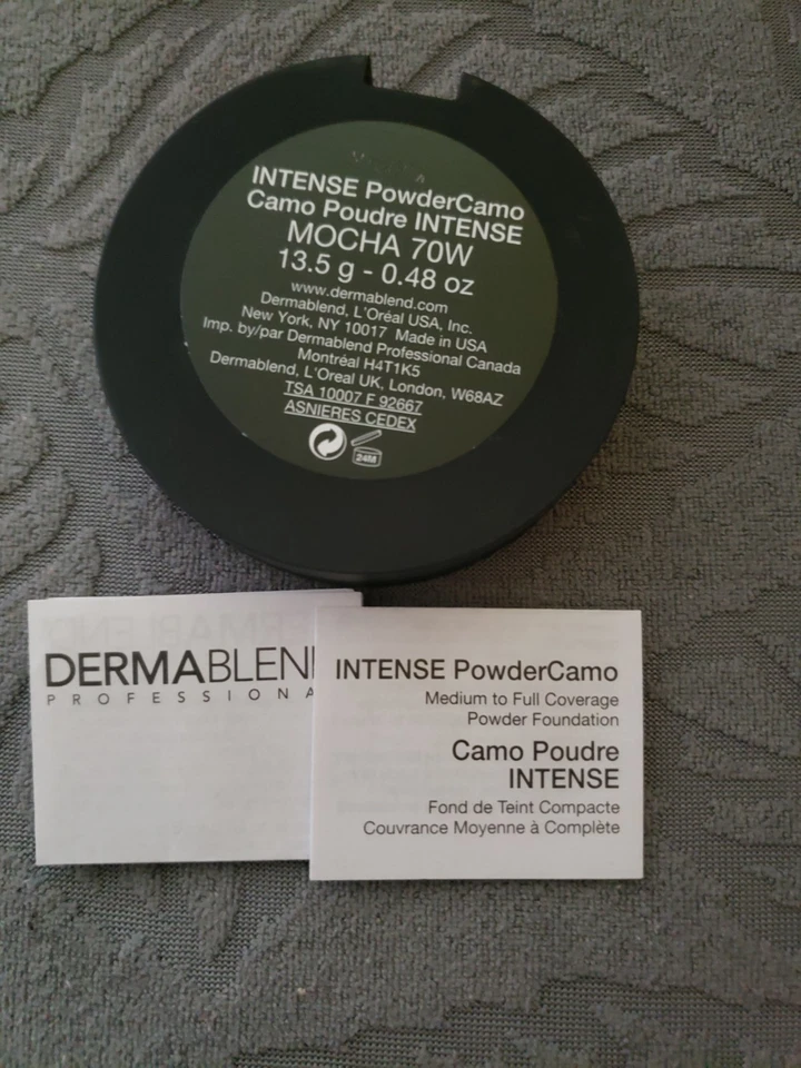 Dermablend Intense Powder Camo Mocha 70 W .48 oz NEW IN BOX - Image 4 of 4