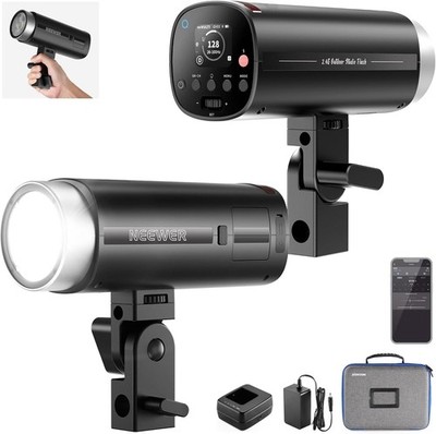 NEEWER 200Ws 2.4G TTL Outdoor Strobe Flash Compatible with Godox, 1/8000s HSS