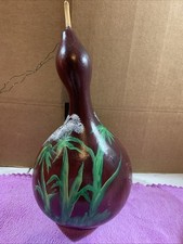 Lg Hand Painted Gourd Beautiful
