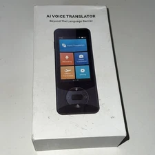 AI Voice Translator W10 127 Languages 3" Touchscreen Used 