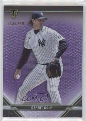 2021 Topps Triple Threads Amethyst 153/299 Gerrit Cole #21 0hw6