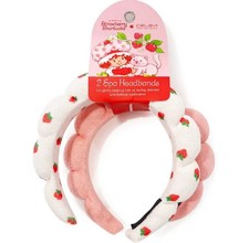 Celavi Strawberry Shortcake Headband 2 Piece Sponge Headband Pink White New