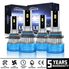 Accessories Led Headlight Bulb 9005 9006 For Freightliner M2 112 Base 2011-2013