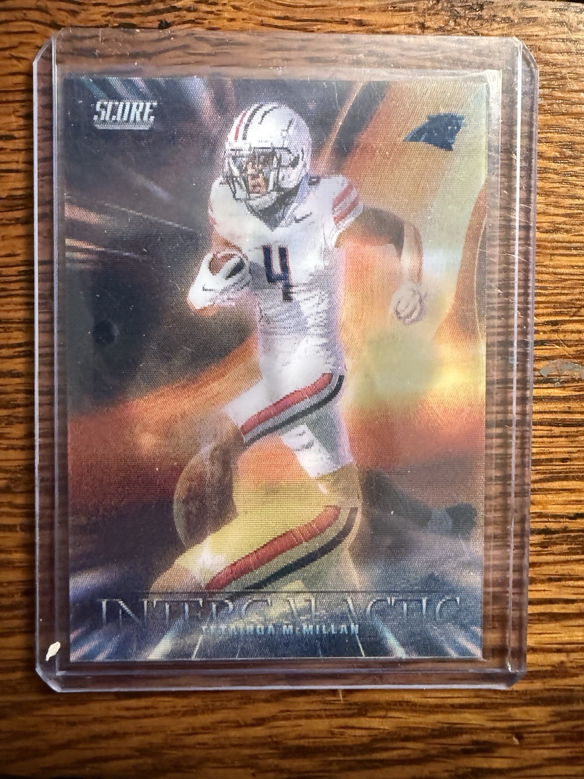 Panini 2025 Score Football Intergalactic Tetairoa McMillan #8 Insert Panthers