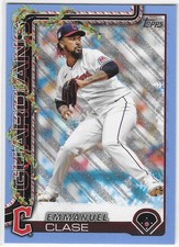 2025 Topps Holiday - LIGHT BLUE Emmanuel Clase #H96