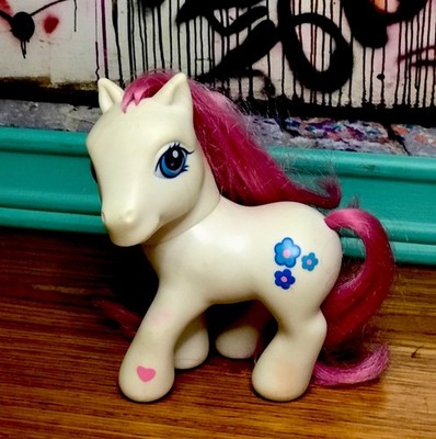 My Little Pony G3 Blossomforth 2004 Dance Jamboree mlp Blue Flowers Cutie Mark