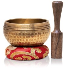 3-Inch Tibetan Singing Bowls Set Meditation Sound Bowl Hand Hammered in Nepal