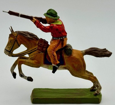 ELASTOLIN (OM Hausser) GERMANY Komposition 70MM-MONTIERTER COWBOY. 